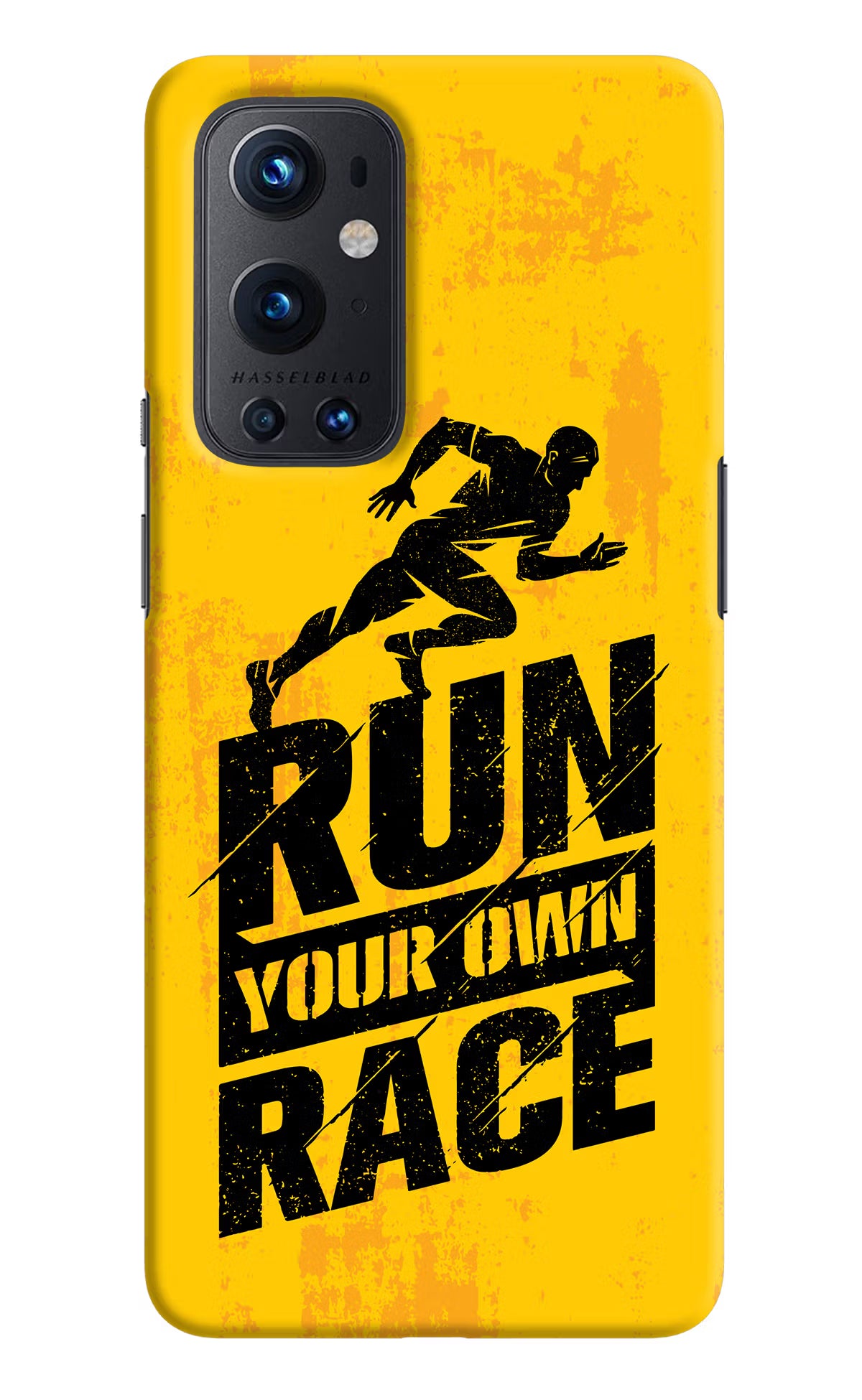 Run Your Own Race Oneplus 9 Pro Hard Case Back Cover by Casekaro