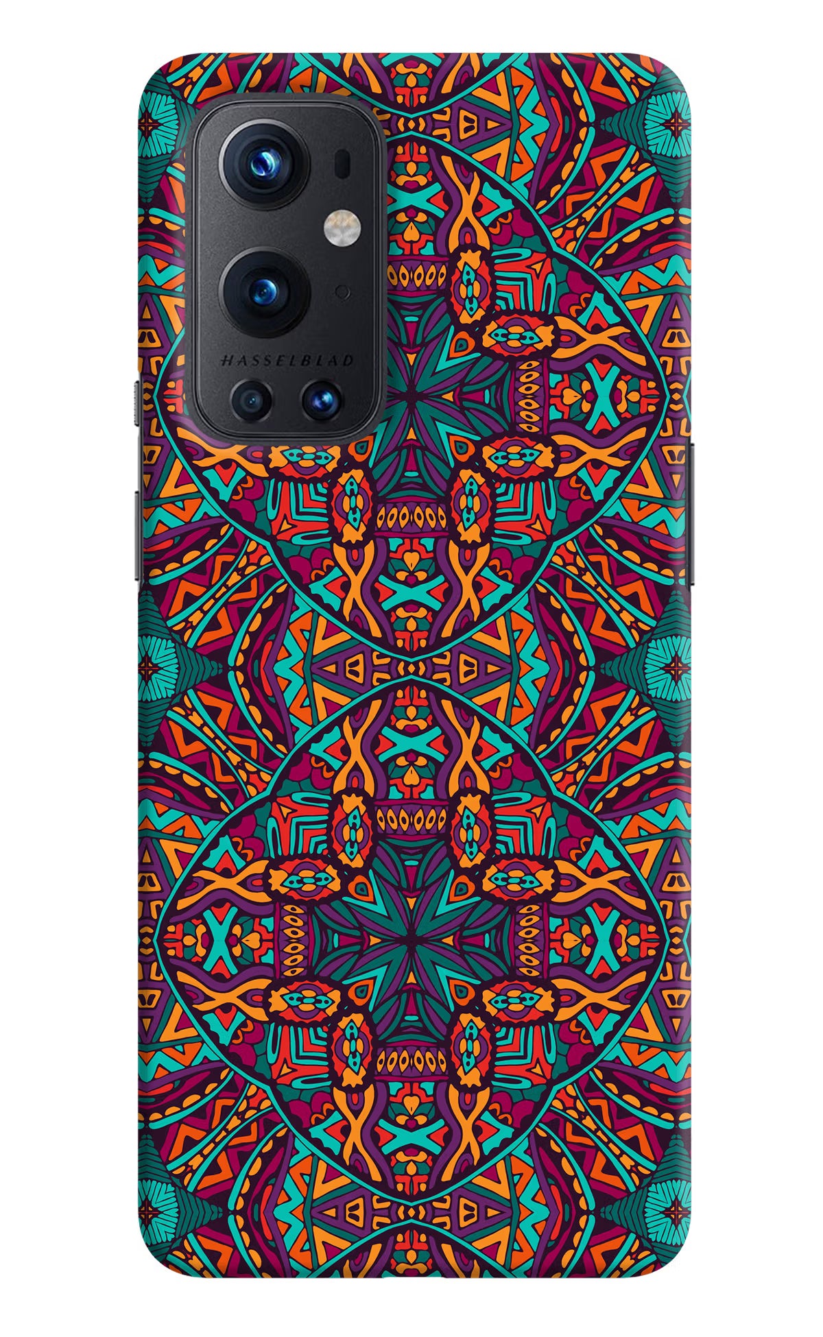 Colour Mandala Oneplus 9 Pro Hard Case Back Cover by Casekaro