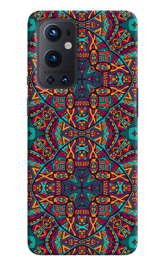 Colour Mandala Oneplus 9 Pro Hard Case Back Cover by Casekaro