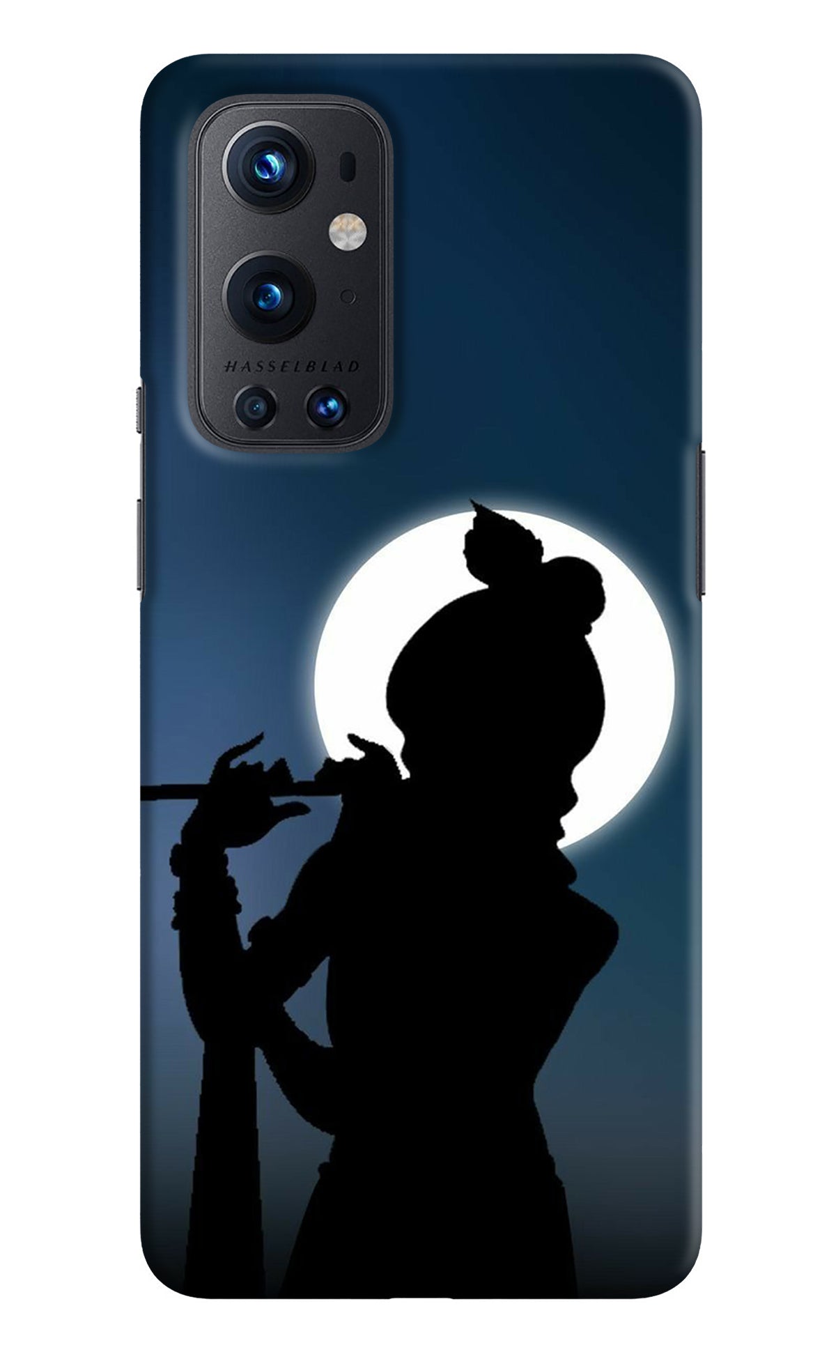 Shri Krishna Silhouette Oneplus 9 Pro Back Cover