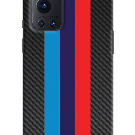 BMW Stripes Pattern Oneplus 9 Pro Hard Case Back Cover by Casekaro