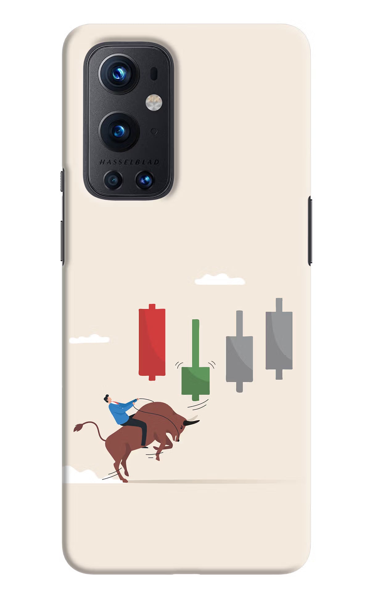 Bull Trading Momentum Oneplus 9 Pro Hard Case Back Cover by Casekaro