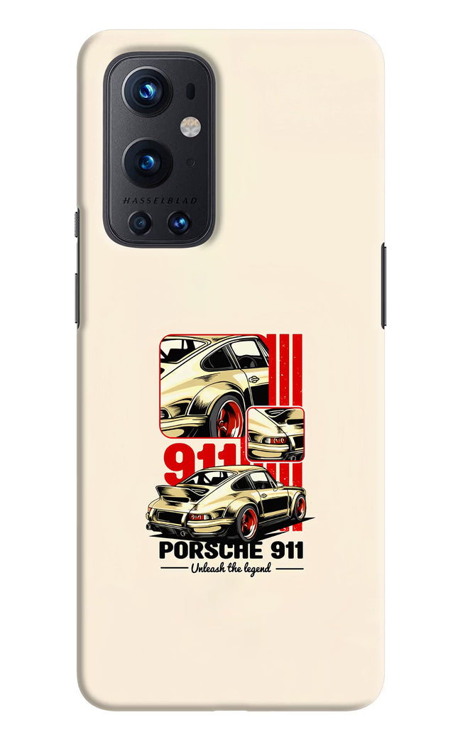 Classic Porsche 911 Oneplus 9 Pro Hard Case Back Cover by Casekaro