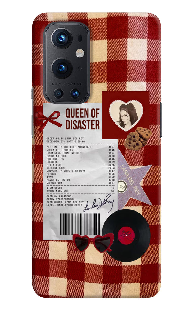 Queen of Disaster Oneplus 9 Pro Hard Case Back Cover by Casekaro