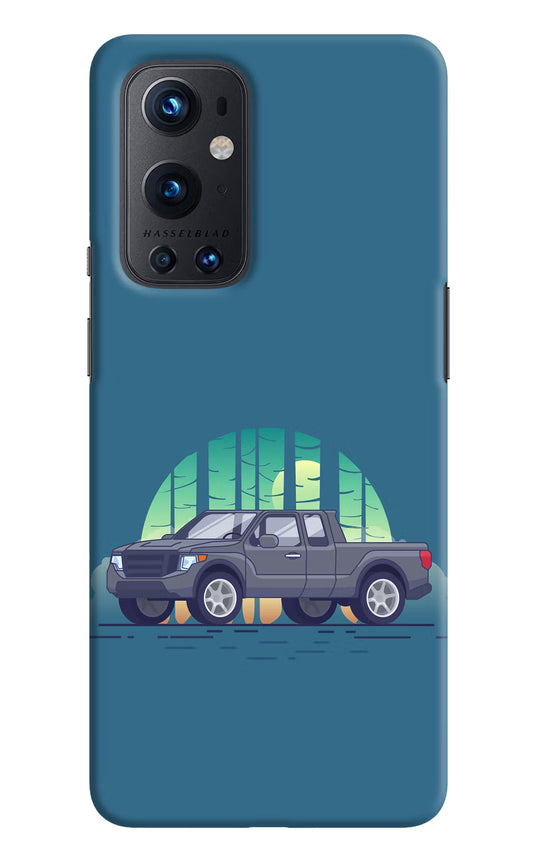 Retro Garage Vibe Oneplus 9 Pro Hard Case Back Cover by Casekaro