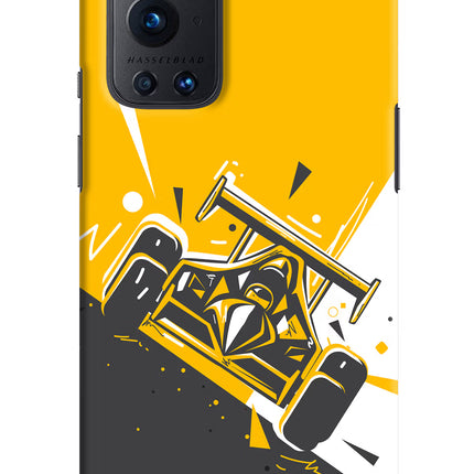 Track King Oneplus 9 Pro Hard Case Back Cover by Casekaro