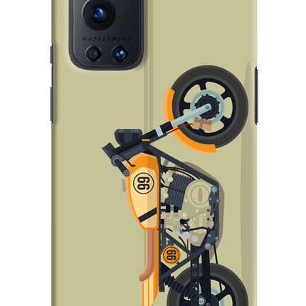 Vertical Speedster Oneplus 9 Pro Hard Case Back Cover by Casekaro