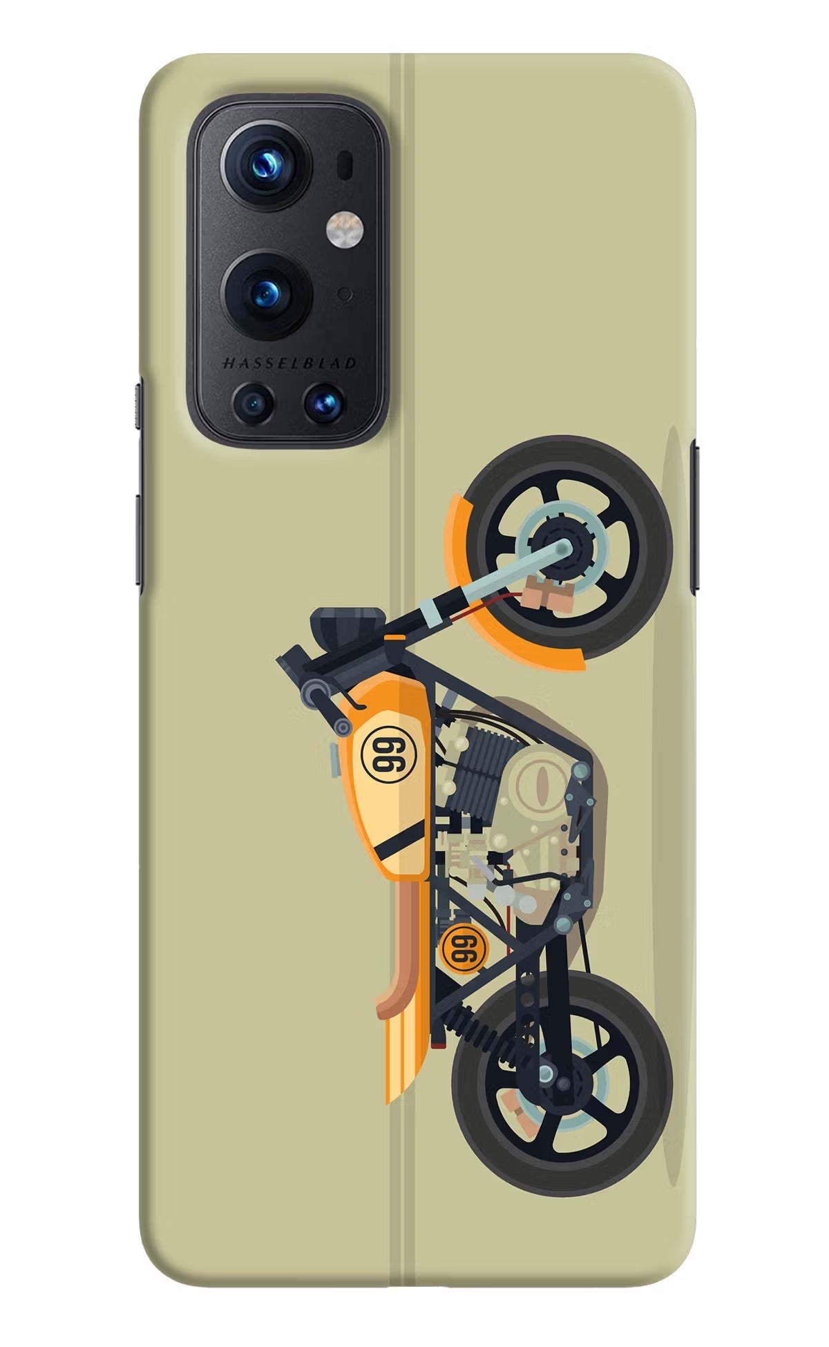 Vertical Speedster Oneplus 9 Pro Hard Case Back Cover by Casekaro