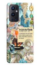 Aquarius Zodiac Oneplus 9 Pro Hard Case Back Cover by Casekaro