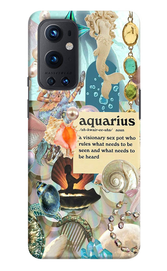 Aquarius Zodiac Oneplus 9 Pro Hard Case Back Cover by Casekaro
