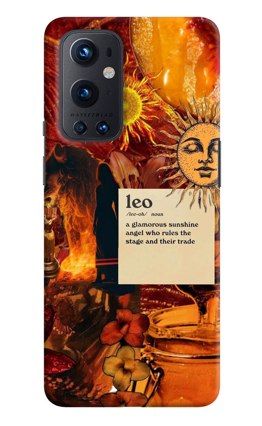 Leo Zodiac Oneplus 9 Pro Hard Case Back Cover by Casekaro