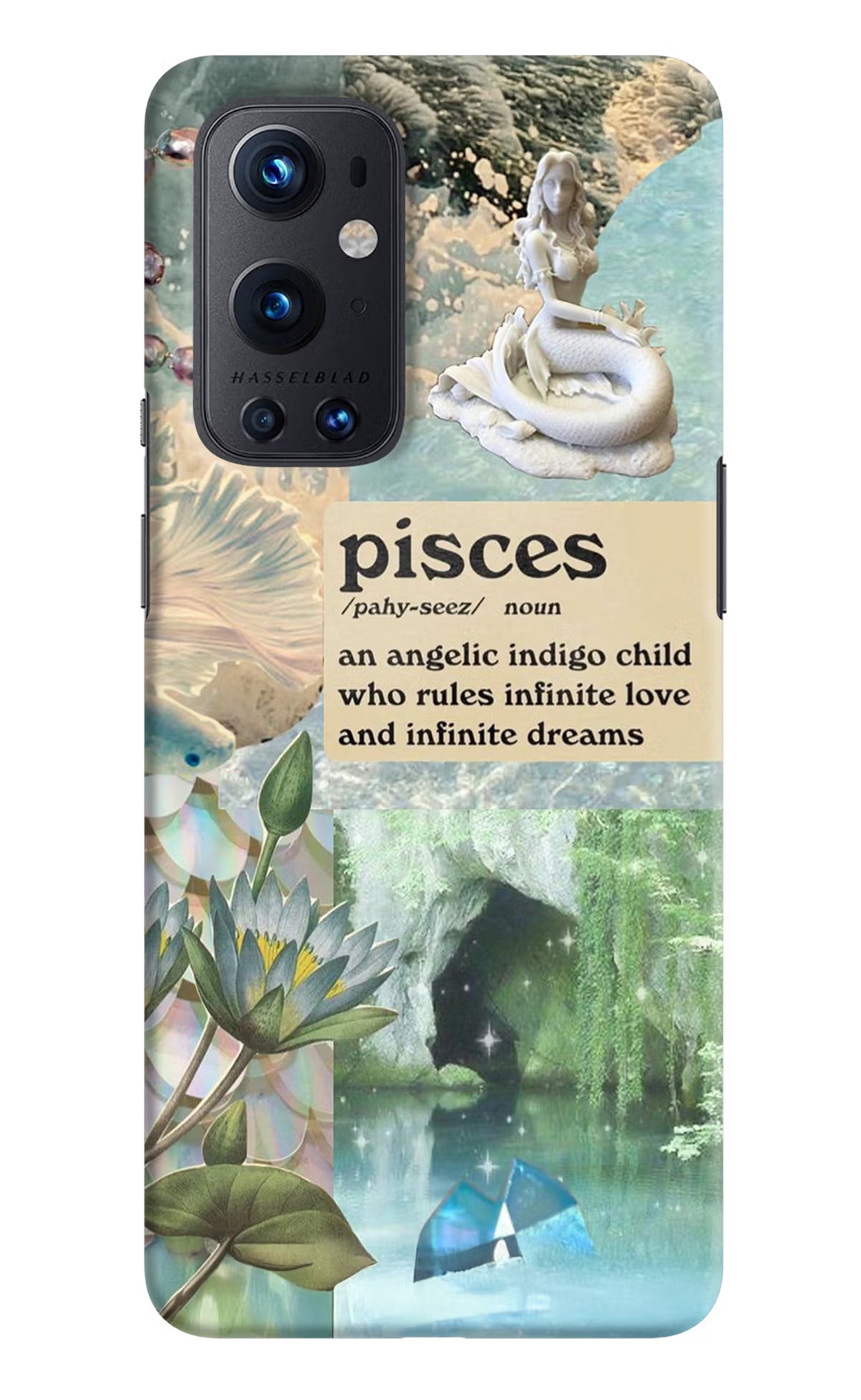 Pisces Zodiac Oneplus 9 Pro Hard Case Back Cover by Casekaro