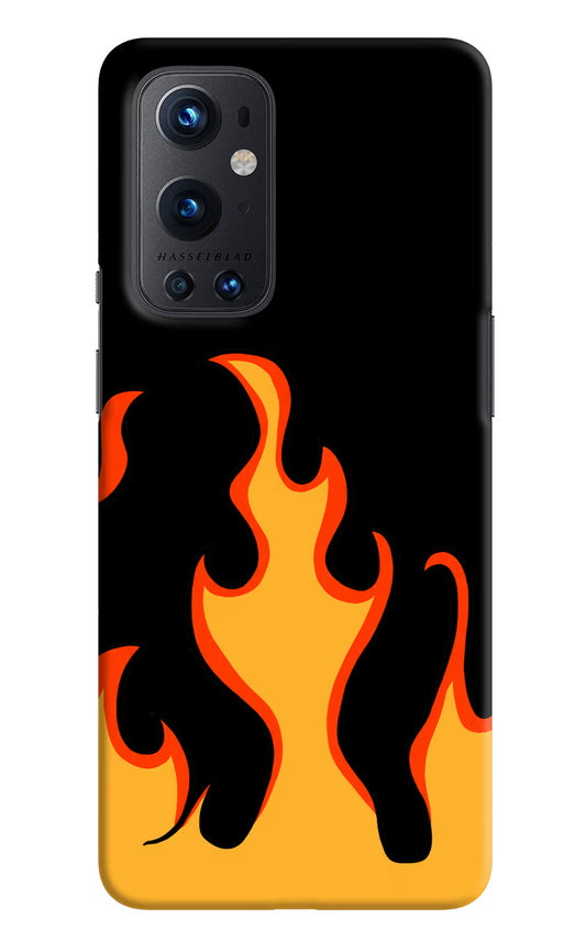 Fired Up – Black Oneplus 9 Pro Hard Case Back Cover by Casekaro
