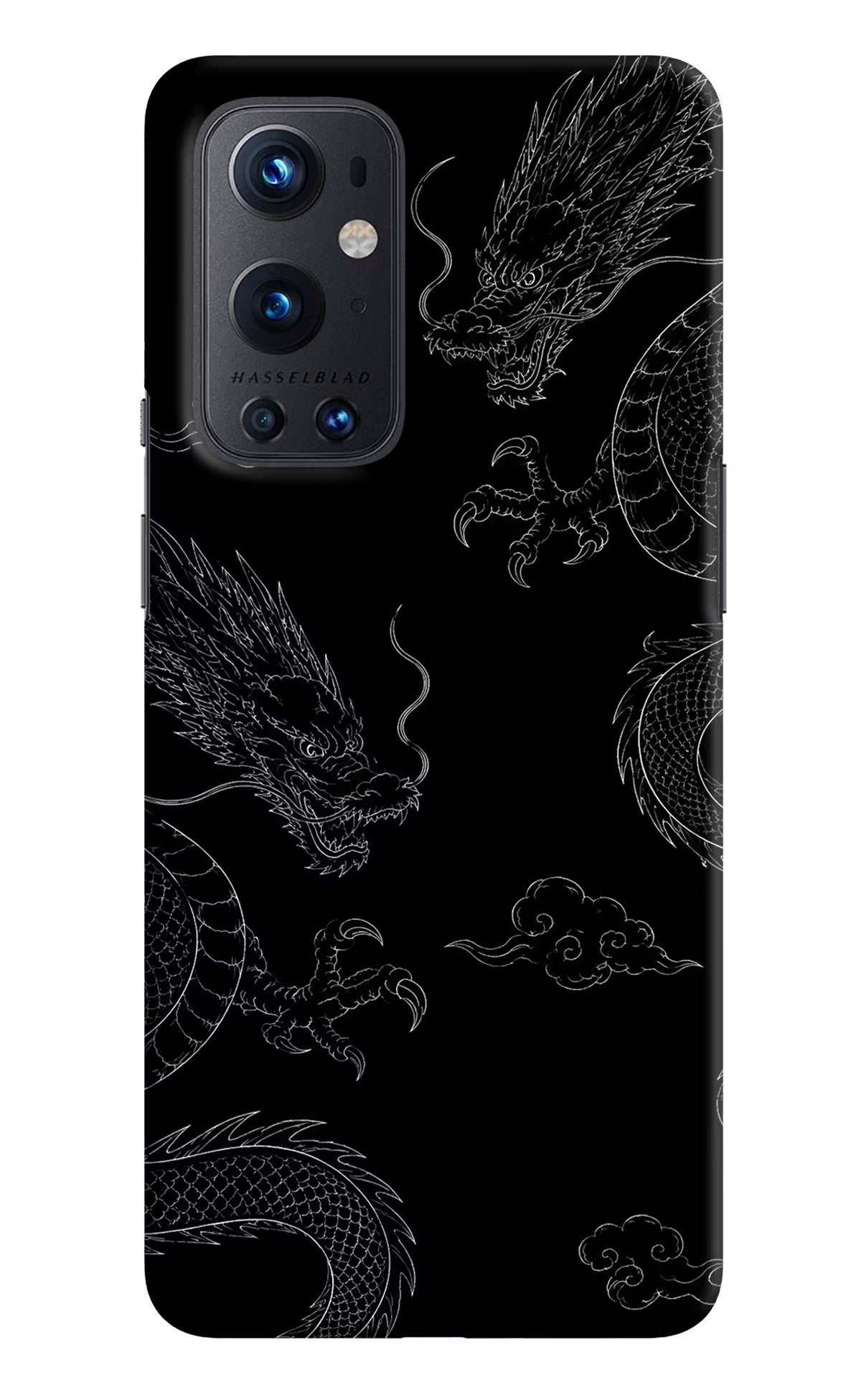 Twin Dragons Oneplus 9 Pro Hard Case Back Cover by Casekaro