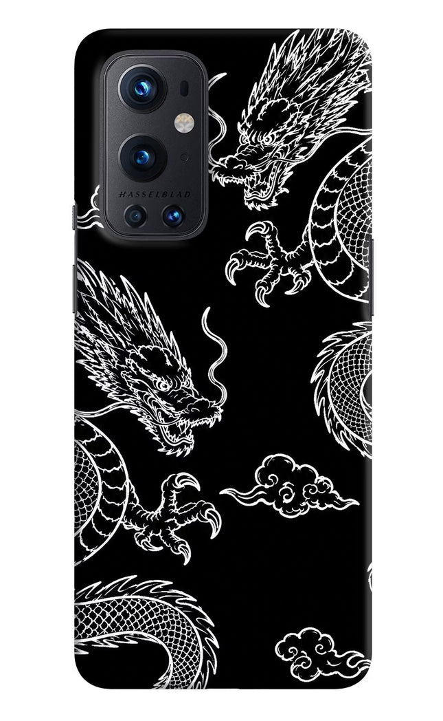 Twin Dragons Oneplus 9 Pro Hard Case Back Cover by Casekaro
