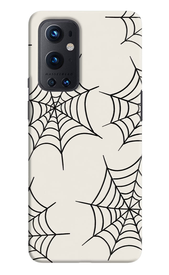 Spider Web Oneplus 9 Pro Hard Case Back Cover by Casekaro