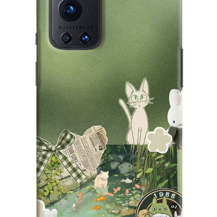 Aesthetic anime Oneplus 9 Pro Hard Case Back Cover by Casekaro