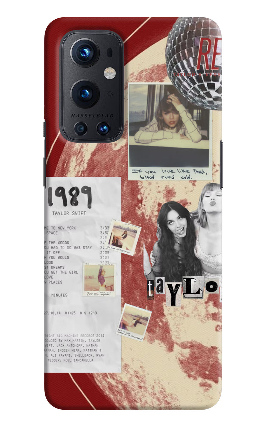 Taylor Swift Oneplus 9 Pro Back Cover, Hard case