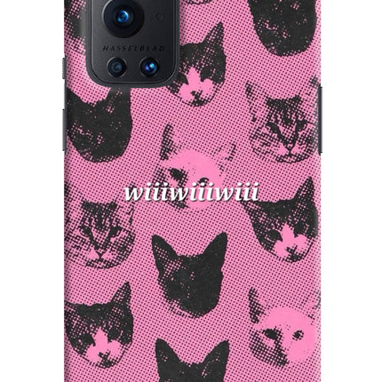 Pink Cats Oneplus 9 Pro Hard Case Back Cover by Casekaro
