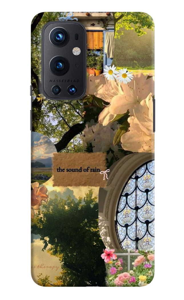 Rain Oneplus 9 Pro Hard Case Back Cover by Casekaro