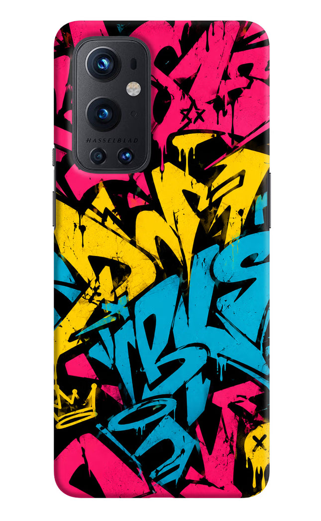 Graffiti Vibe Oneplus 9 Pro Hard Case Back Cover by Casekaro
