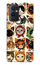 Cool Cat Oneplus 9 Pro Hard Case Back Cover by Casekaro