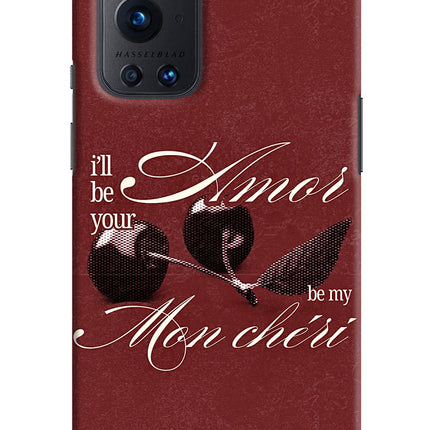 Velvet Cherry Oneplus 9 Pro Hard Case Back Cover by Casekaro