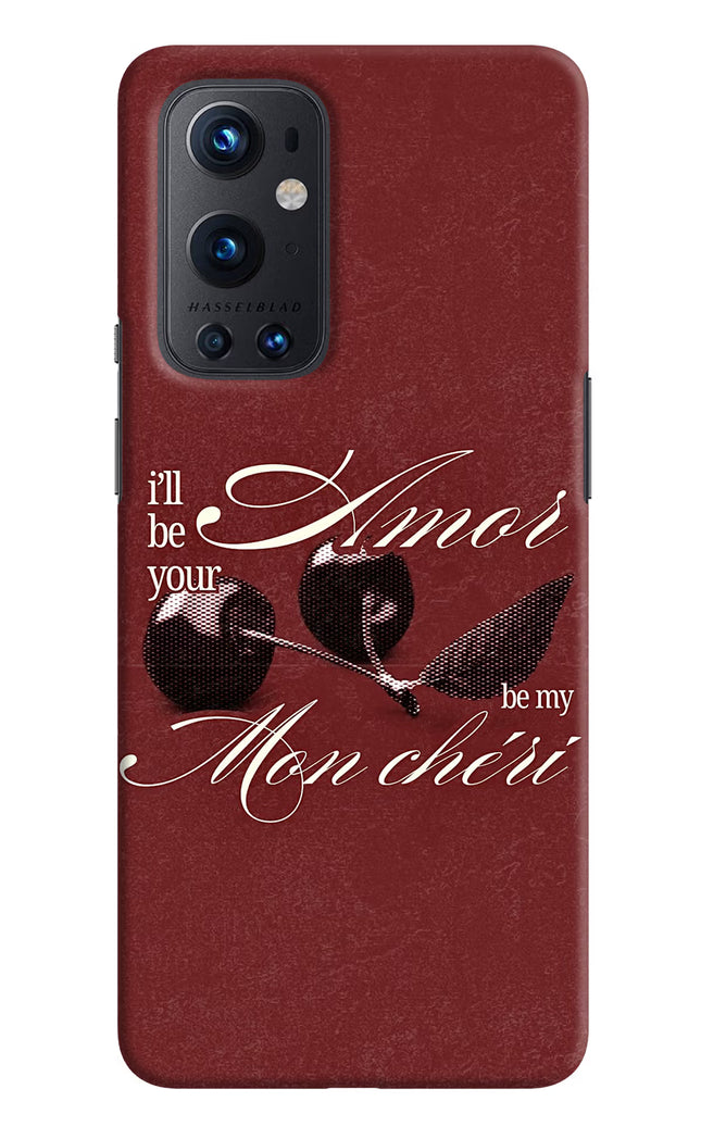 Velvet Cherry Oneplus 9 Pro Hard Case Back Cover by Casekaro