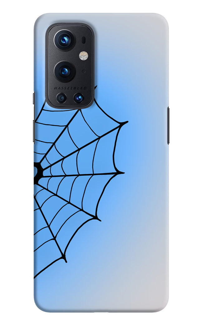 Blue Web Oneplus 9 Pro Hard Case Back Cover by Casekaro