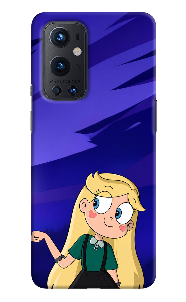 Star Glow Oneplus 9 Pro Hard Case Back Cover by Casekaro