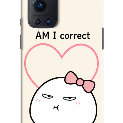 Always Right Oneplus 9 Pro Hard Case Back Cover by Casekaro