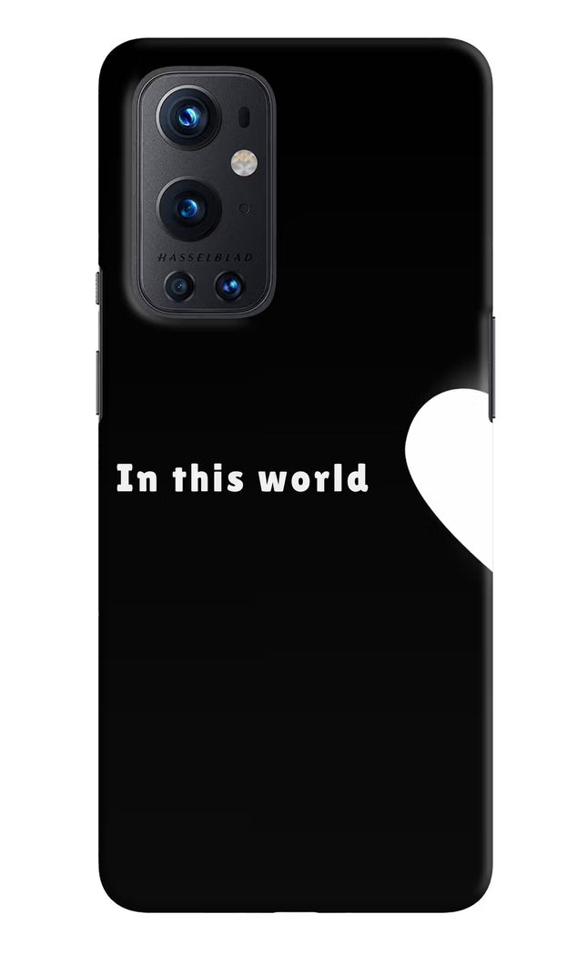 This World Oneplus 9 Pro Hard Case Back Cover by Casekaro
