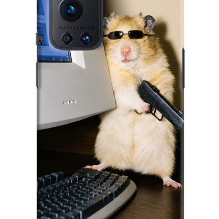 Hacker Hamster Oneplus 9 Pro Hard Case Back Cover by Casekaro