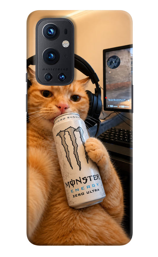 Gamer Cat Energy Oneplus 9 Pro Hard Case Back Cover by Casekaro