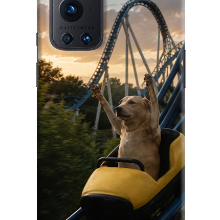 Rollercoaster Dog Oneplus 9 Pro Hard Case Back Cover by Casekaro