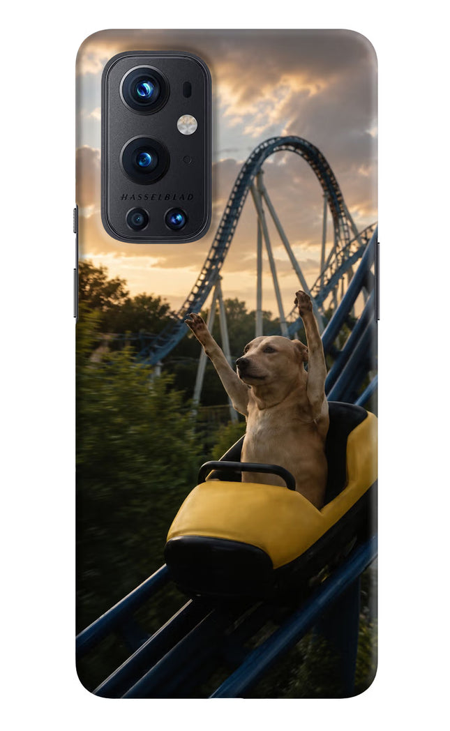 Rollercoaster Dog Oneplus 9 Pro Hard Case Back Cover by Casekaro