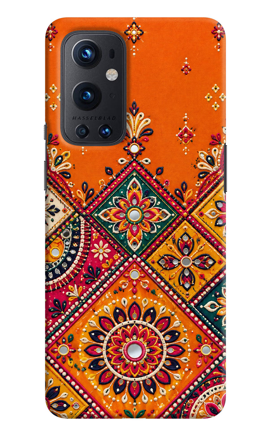 Kutch Glow Oneplus 9 Pro Back Cover, Hard case