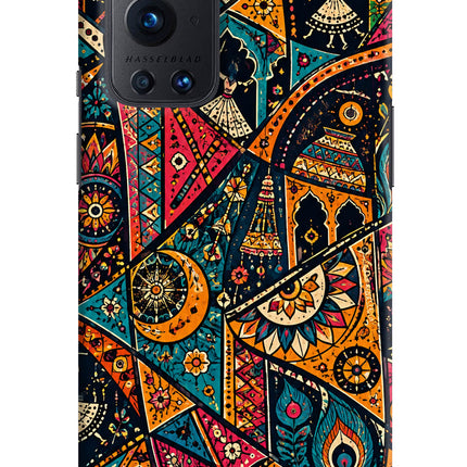 Folk Print Oneplus 9 Pro Back Cover