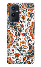 White Mayura Oneplus 9 Pro Back Cover