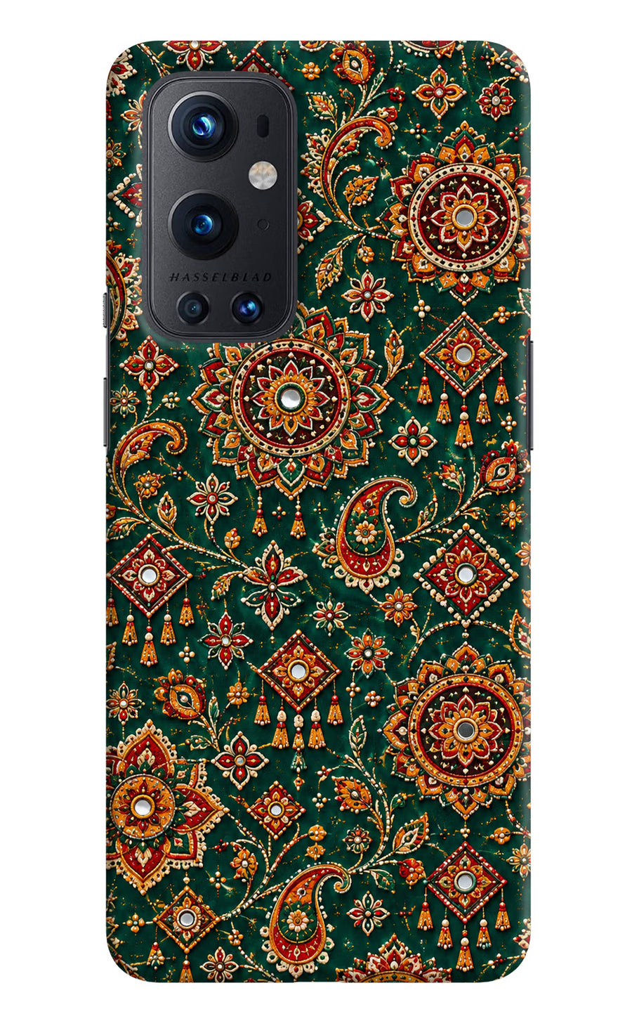 Green Pataka Oneplus 9 Pro Back Cover, Hard case