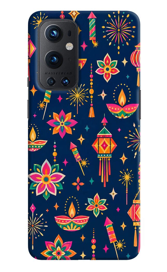 Festive Pop Oneplus 9 Pro Hard Case Back Cover by Casekaro