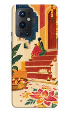 Diwali Rangoli Oneplus 9 Pro Hard Case Back Cover by Casekaro