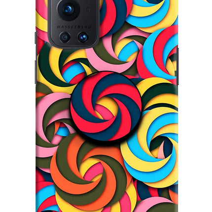 Spiral Pattern Oneplus 9 Pro Pop Case by Casekaro