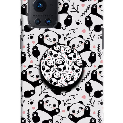 Cute Panda Oneplus 9 Pro Pop Case by Casekaro