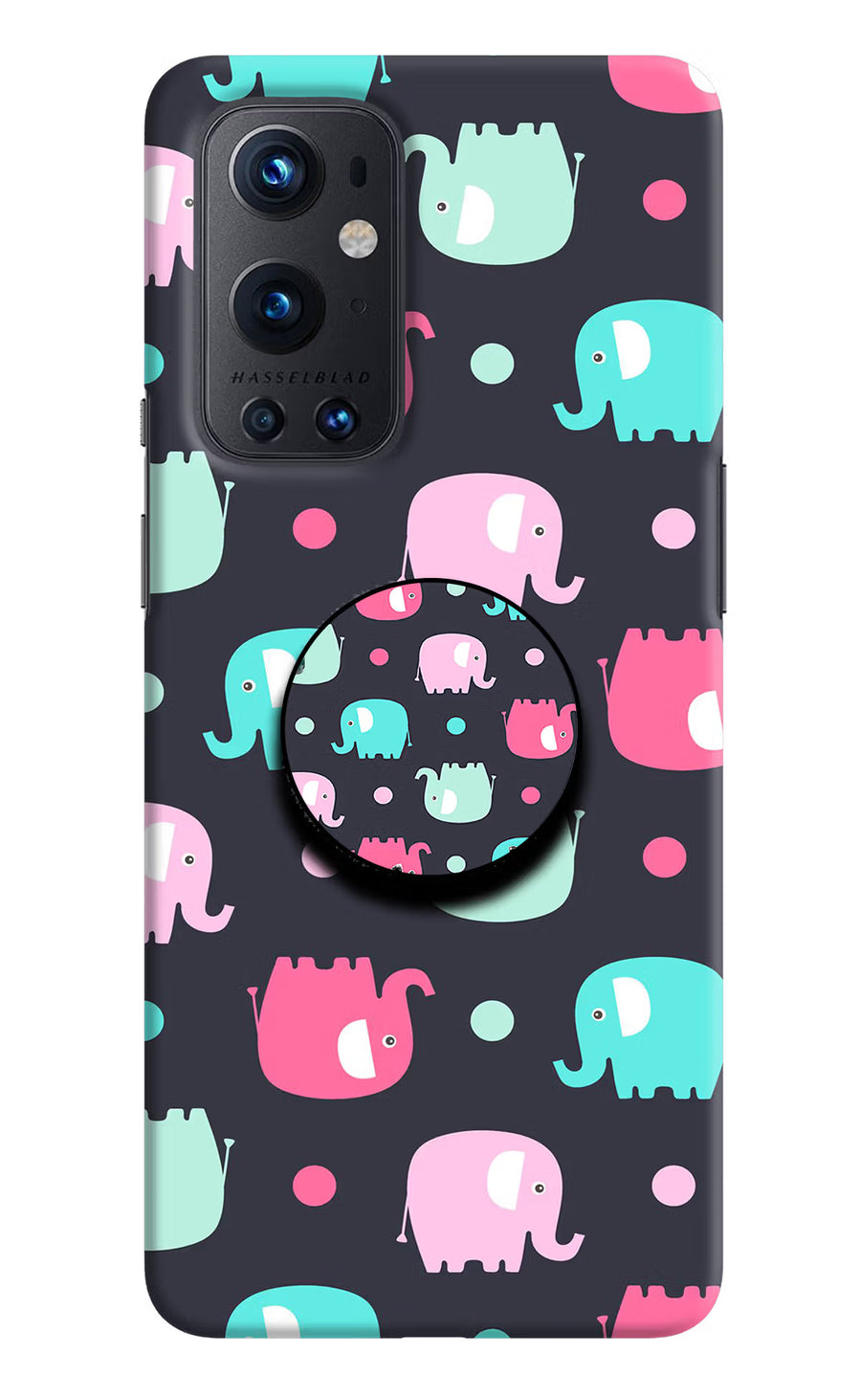 Baby Elephants Oneplus 9 Pro Pop Case, Hard case