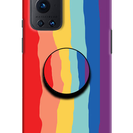 Rainbow Oneplus 9 Pro Pop Case by Casekaro