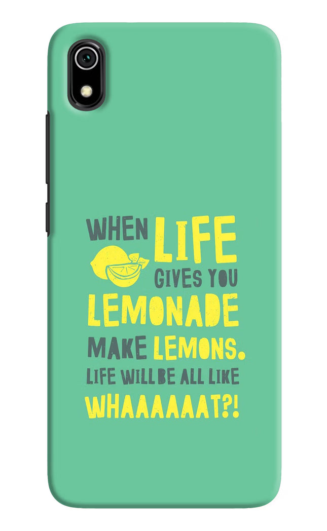 Quote Redmi 7A Hard Case Back Cover by Casekaro