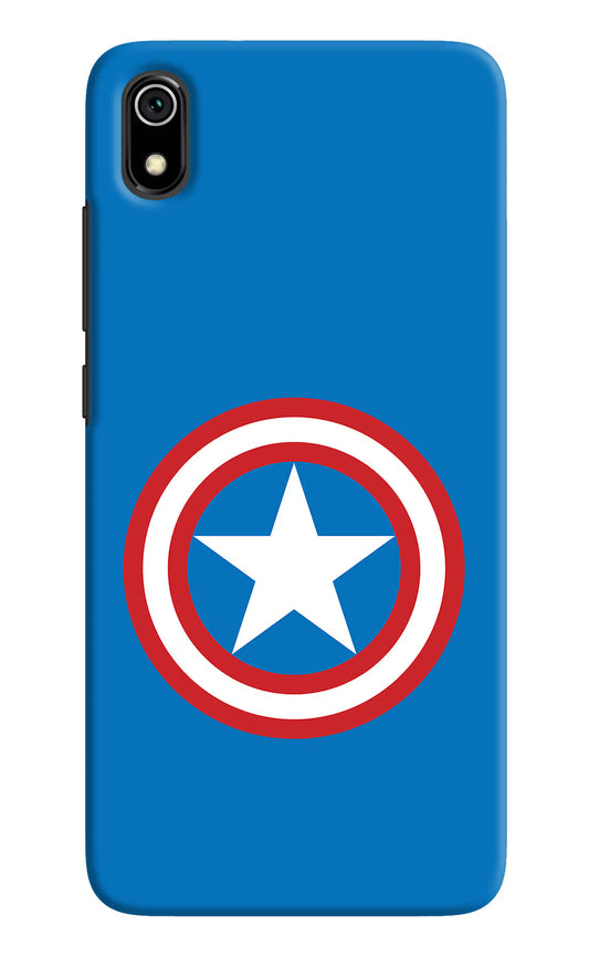 Captain America Logo Redmi 7A Hard Case Back Cover by Casekaro