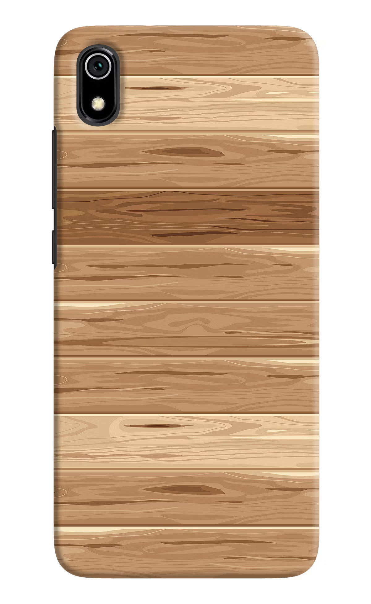 Wooden Vector Redmi 7A Hard Case Back Cover by Casekaro