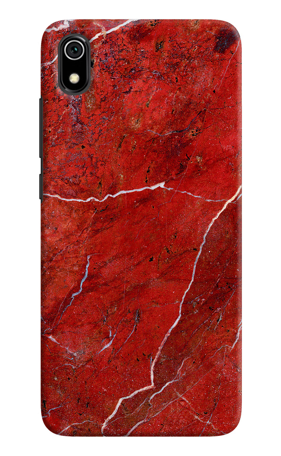 Red Marble Design Redmi 7A Back Cover, Hard case